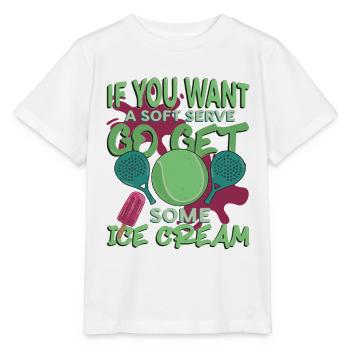 Wenn Sie Einen Weichen Aufschlag Wünschen - Stanley/Stella Kinder T-Shirt MINI CREATOR  - Weiß - Vorne - Maike (125cm)