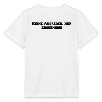 Fitness - Keine Ausreden, nur Ergebnisse - Stanley/Stella Kinder T-Shirt MINI CREATOR  - Weiß - Vorne - Maike (125cm)