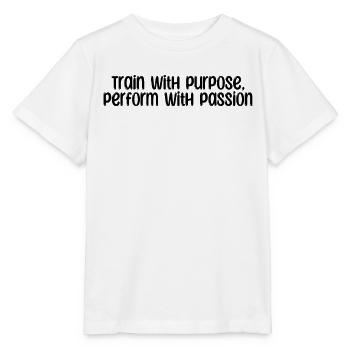 Fitness - Train with purpose, perform with - Stanley/Stella MINI CREATOR Kids’ T-Shirt - white - Front - Maike (125cm)