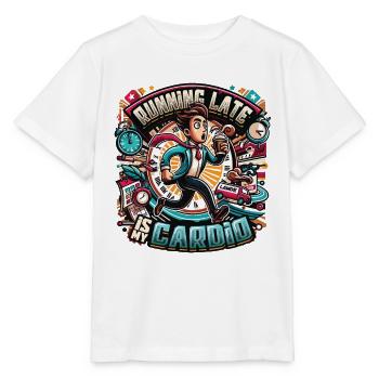 Running Late Humor Sarcasm Always Late - Stanley/Stella MINI CREATOR Kids’ T-Shirt - white - Front - Maike (125cm)