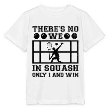 Squashspieler Squash Tennisspieler Raquetball Spor - Stanley/Stella Kinder T-Shirt MINI CREATOR  - Weiß - Vorne - Maike (125cm)