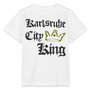 Karlsruhe City King - Stanley/Stella Kinder T-Shirt MINI CREATOR  - Weiß - Vorne - Maike (125cm)