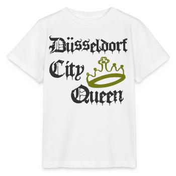 Düsseldorf City Queen - Stanley/Stella Kinder T-Shirt MINI CREATOR  - Weiß - Vorne - Maike (125cm)