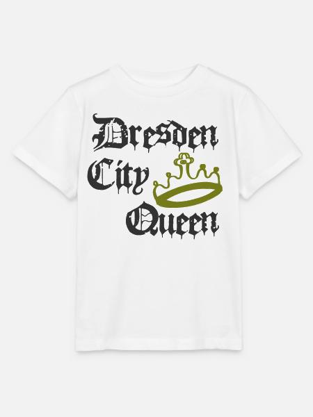 Dresden City Queen - Stanley/Stella Kinder T-Shirt MINI CREATOR - Weiß