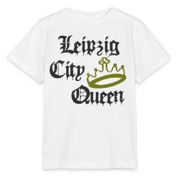 Leipzig City Queen - Stanley/Stella Kinder T-Shirt MINI CREATOR  - Weiß - Vorne - Maike (125cm)