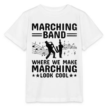 Blaskapelle Sprüche Lustige Marschinstrumente - Stanley/Stella Kinder T-Shirt MINI CREATOR  - Weiß - Vorne - Maike (125cm)