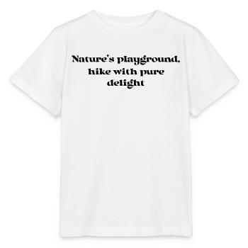 Randonnée - Terrain de jeu de la nature, randonnée avec des - T-shirt bio MINI CREATOR Stanley/Stella Enfant - blanc - Devant - Maike (125cm)