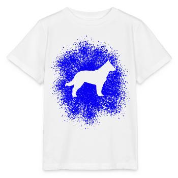 Schäferhund – Treuer Begleiter - Stanley/Stella Kinder T-Shirt MINI CREATOR  - Weiß - Vorne - Maike (125cm)