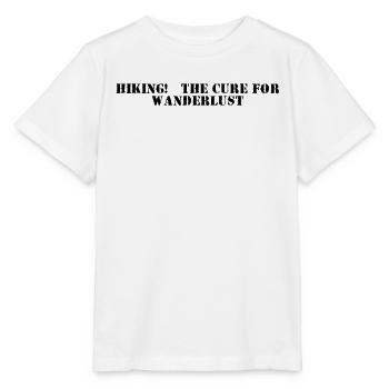 Wandern - Hiking: the cure for wanderlust - Stanley/Stella MINI CREATOR Kids’ T-Shirt - white - Front - Maike (125cm)