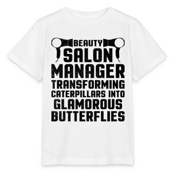 Gestionnaire de SPA Emploi Bien-être Drôle Gestion de SPA Sayi - T-shirt bio MINI CREATOR Stanley/Stella Enfant - blanc - Devant - Maike (125cm)