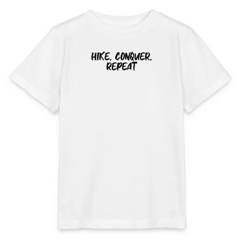Wandern - Hike, conquer, repeat - Stanley/Stella MINI CREATOR Kids’ T-Shirt - white - Front - Maike (125cm)