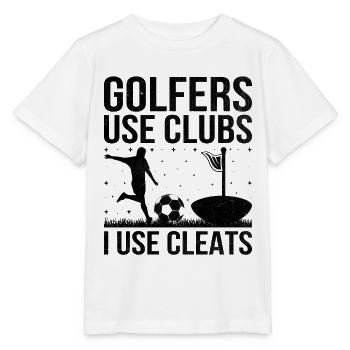 Footgolf Joueur Foot Golf Jouer Footgolfers Foot - T-shirt bio MINI CREATOR Stanley/Stella Enfant - blanc - Devant - Maike (125cm)