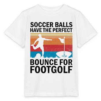 Footgolf Joueur Foot Golf Jouer Footgolfers Foot - T-shirt bio MINI CREATOR Stanley/Stella Enfant - blanc - Devant - Maike (125cm)