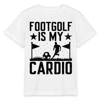 Footgolf Joueur Foot Golf Jouer Footgolfers Foot - T-shirt bio MINI CREATOR Stanley/Stella Enfant - blanc - Devant - Maike (125cm)