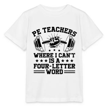 Professeur d’éducation physique Professeurs d’éducation physique École Spor - T-shirt bio MINI CREATOR Stanley/Stella Enfant - blanc - Devant - Maike (125cm)