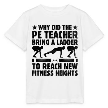 Professeur d’éducation physique Professeurs d’éducation physique École Spor - T-shirt bio MINI CREATOR Stanley/Stella Enfant - blanc - Devant - Maike (125cm)