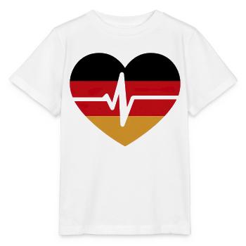 Allemagne Allemagne Allemand GER Almanya Alemania - T-shirt bio MINI CREATOR Stanley/Stella Enfant - blanc - Devant - Maike (125cm)