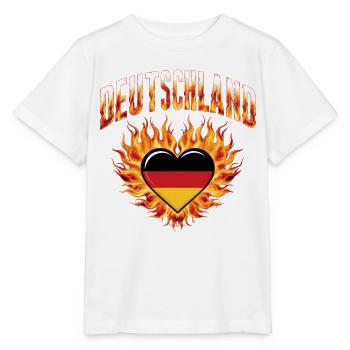 Allemagne Allemagne Allemand GER Almanya Alemania - T-shirt bio MINI CREATOR Stanley/Stella Enfant - blanc - Devant - Maike (125cm)