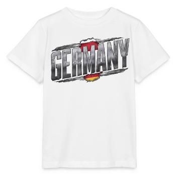 Allemagne Allemagne Allemand GER Almanya Alemania - T-shirt bio MINI CREATOR Stanley/Stella Enfant - blanc - Devant - Maike (125cm)