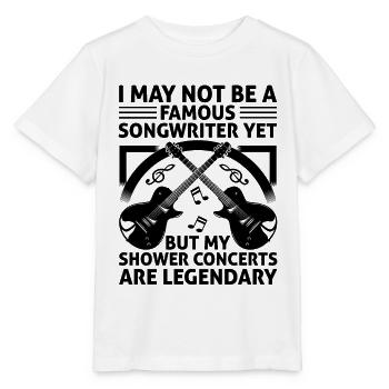 Musician Songwriter Singer Musician Music Music Pr - Stanley/Stella MINI CREATOR Kids’ T-Shirt - white - Front - Maike (125cm)