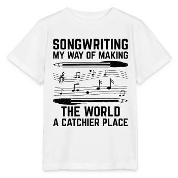 Musician Songwriter Singer Musician Music Music Pr - Stanley/Stella MINI CREATOR Kids’ T-Shirt - white - Front - Maike (125cm)