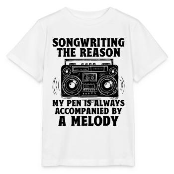 Musician Songwriter Singer Musician Music Music Pr - Stanley/Stella MINI CREATOR Kids’ T-Shirt - white - Front - Maike (125cm)