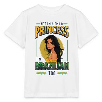 Mädchen Brazilianische Herkunft Brasilien - Stanley/Stella Kinder T-Shirt MINI CREATOR  - Weiß - Vorne - Maike (125cm)