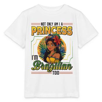 Mädchen Brazilianische Herkunft Brasilien - Stanley/Stella Kinder T-Shirt MINI CREATOR  - Weiß - Vorne - Maike (125cm)