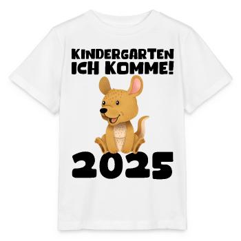 kiKindergarten 2025 Kids Gift Kita 2025 Décoration - T-shirt bio MINI CREATOR Stanley/Stella Enfant - blanc - Devant - Maike (125cm)