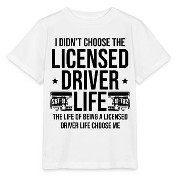 Je n’ai pas choisi le permis de conduire Conduire - T-shirt bio MINI CREATOR Stanley/Stella Enfant - blanc - Devant - Maike (125cm)