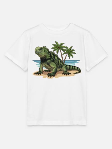 Galapagos-Inseln Eidechse - Stanley/Stella Kinder T-Shirt MINI CREATOR  - Weiß