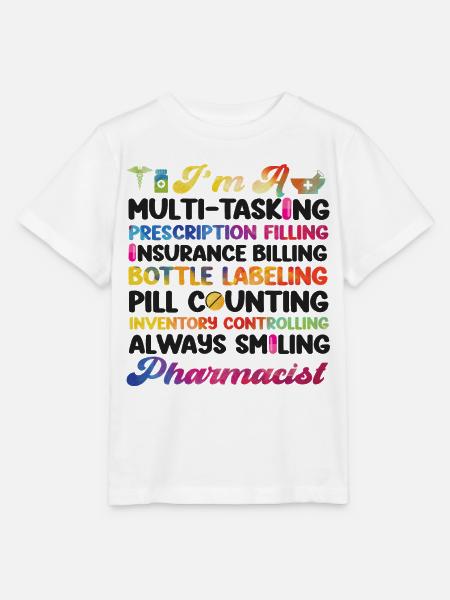 Pharmacy Tech Technician - Stanley/Stella Kinder T-Shirt MINI CREATOR - Weiß