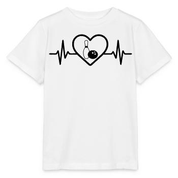 Bowling Heart Leisure - Stanley/Stella MINI CREATOR Kids’ T-Shirt - white - Front - Maike (125cm)