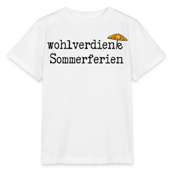 Wohlverdiente Sommerferien - Stanley/Stella Kinder T-Shirt MINI CREATOR  - Weiß - Vorne - Maike (125cm)