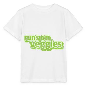 Vegan Vegetarian Vegetable Vintage I Gift - Stanley/Stella MINI CREATOR Kids’ T-Shirt - white - Front - Maike (125cm)