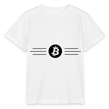 The new currency Bitcoin - Stanley/Stella MINI CREATOR Kids’ T-Shirt - white - Front - Maike (125cm)