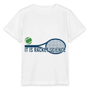 Tennis - It is Racket Science - Stanley/Stella Kinder T-Shirt MINI CREATOR  - Weiß - Vorne - Maike (125cm)
