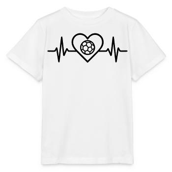 Heart Handball – Passion for Team Sports - Stanley/Stella MINI CREATOR Kids’ T-Shirt - white - Front - Maike (125cm)