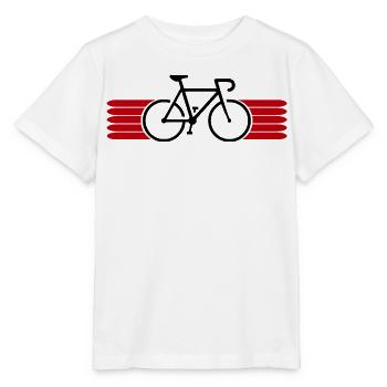 Fahrrad fahren Bike Fahrradfahrer Fahrradfahrerin - Stanley/Stella Kinder T-Shirt MINI CREATOR  - Weiß - Vorne - Maike (125cm)