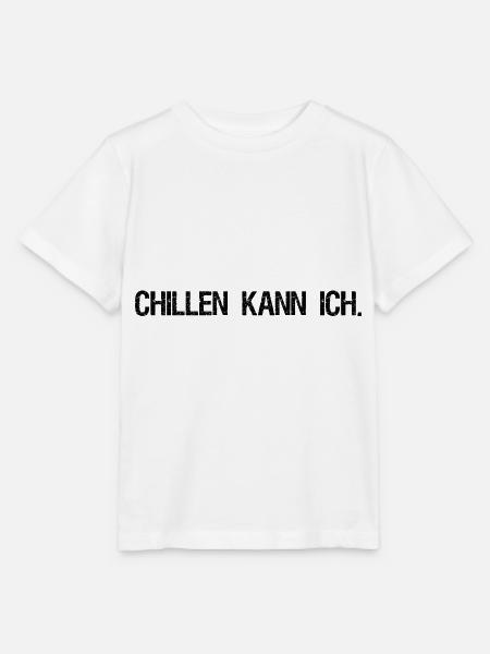 Chillen kann ich - Stanley/Stella Kinder T-Shirt MINI CREATOR - Weiß