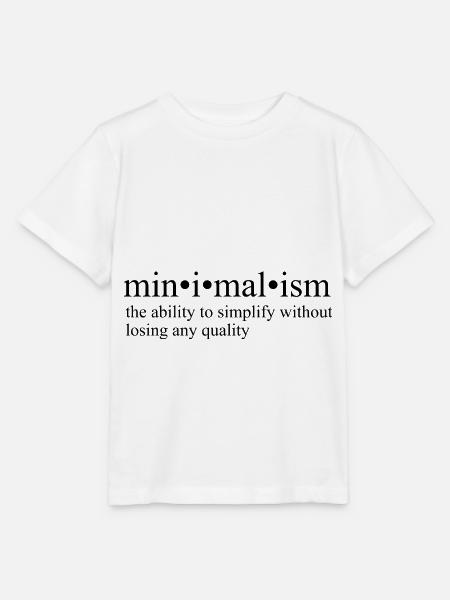 Minimalismus - Stanley/Stella Kinder T-Shirt MINI CREATOR - Weiß