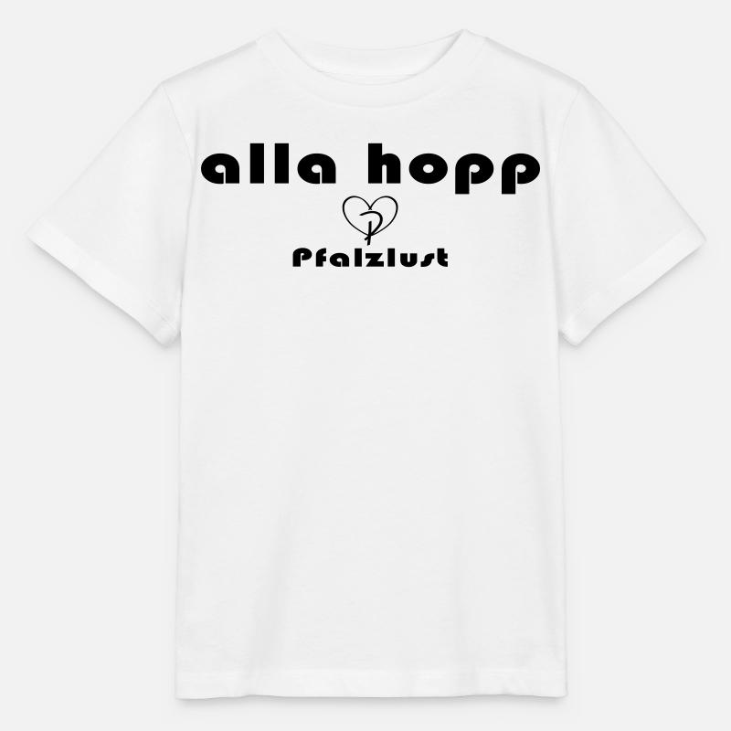 alla hopp - Stanley/Stella Kinder T-Shirt MINI CREATOR  - Weiß