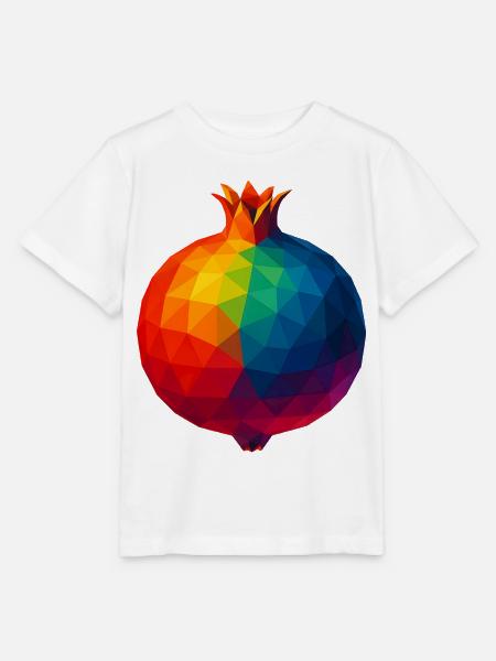 WPAP Stil - Granatapfel - Stanley/Stella Kinder T-Shirt MINI CREATOR - Weiß