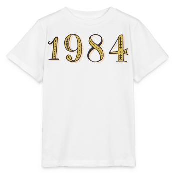 Geburtstagsgeschenk 1984 - Stanley/Stella Kinder T-Shirt MINI CREATOR  - Weiß - Vorne - Maike (125cm)