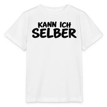 Kann ich selber – Kleinkind Spruch - Stanley/Stella Kinder T-Shirt MINI CREATOR  - Weiß - Vorne - Maike (125cm)