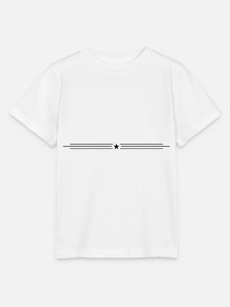 stern symbol strich - Stanley/Stella Kinder T-Shirt MINI CREATOR  - Weiß