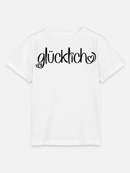 glücklich - Stanley/Stella Kinder T-Shirt MINI CREATOR  - Weiß