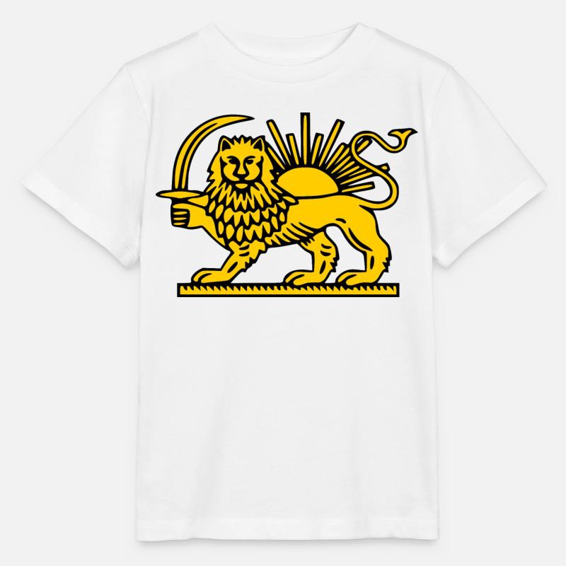 Iran löwe - Stanley/Stella Kinder T-Shirt MINI CREATOR - Weiß