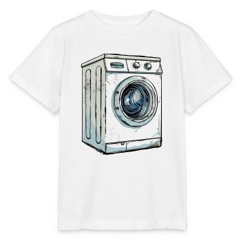 Machine à laver - T-shirt bio MINI CREATOR Stanley/Stella Enfant - blanc - Devant - Maike (125cm)