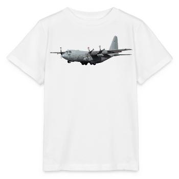 Hercules C-130 - T-shirt bio MINI CREATOR Stanley/Stella Enfant - blanc - Devant - Maike (125cm)